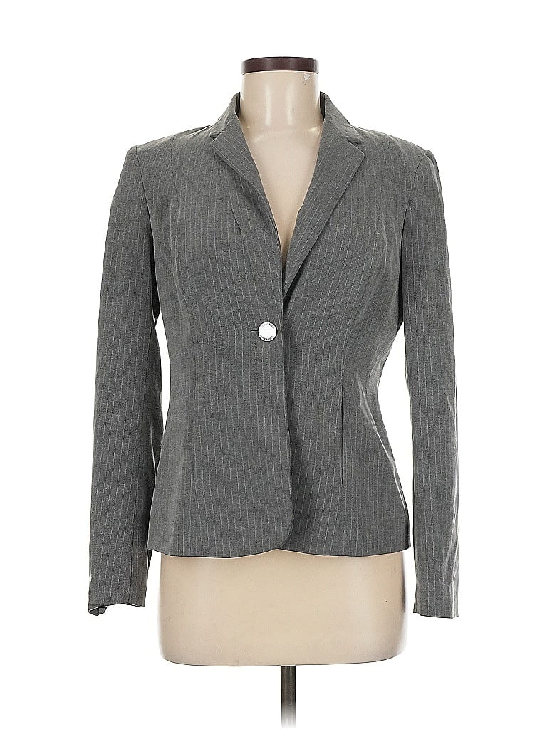 Pre-owned Calvin Klein Blazer Jacket In Gray