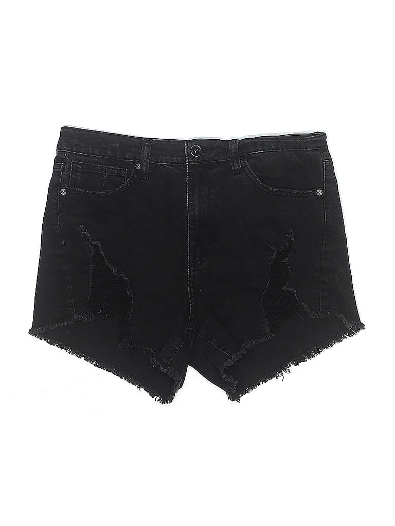 Pre-owned Kendall & Kylie Denim Shorts In Black