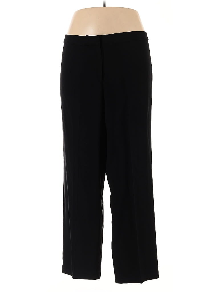 Pre-owned St. John Caviar Dress Pants In Black