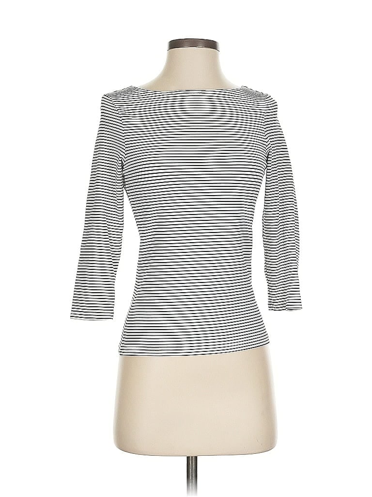 Pre-owned The Limited 3/4 Sleeve T-shirt In Gray