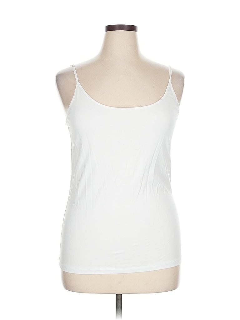 Pre-owned J. Mclaughlin Tank Top White Strapless Neckline Tops