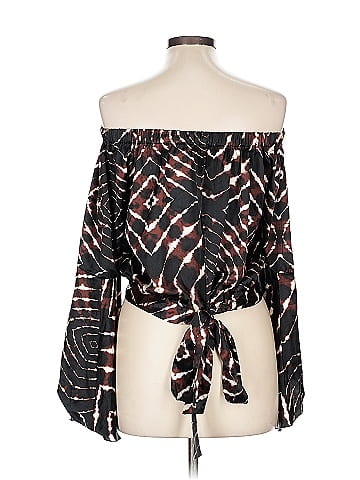 Earthbound Trading Co. 3/4 Sleeve Blouse (view 2)