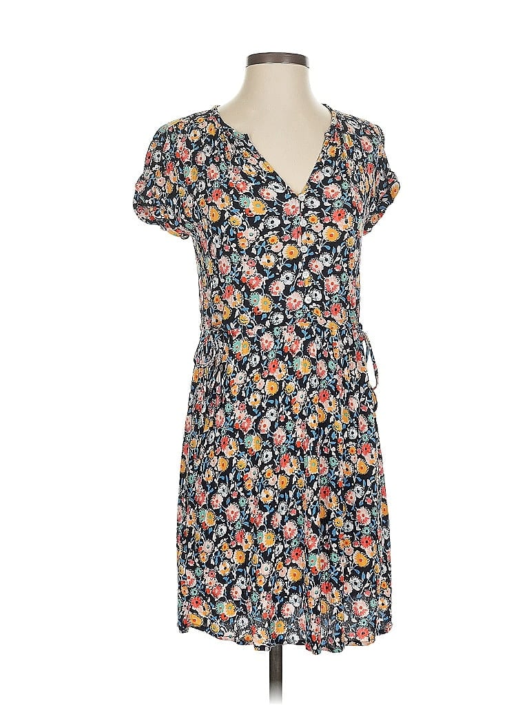 Pre-owned Ann Taylor Loft Casual Dress In Blue