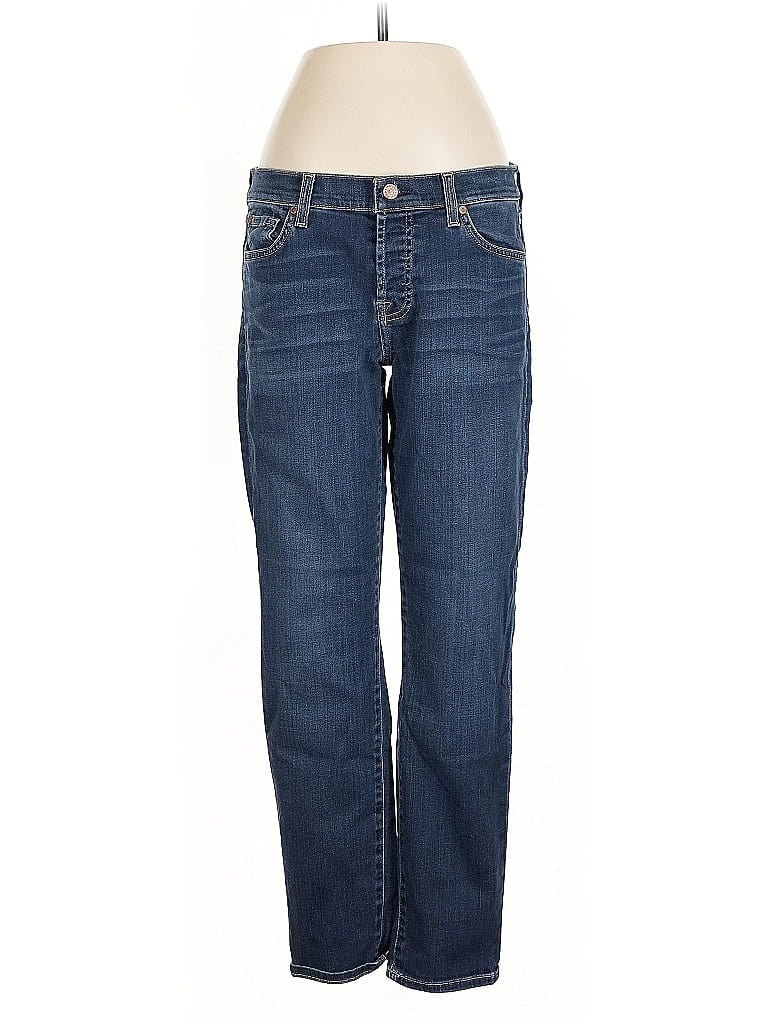 Pre-owned 7 For All Mankind Jeans In Blue