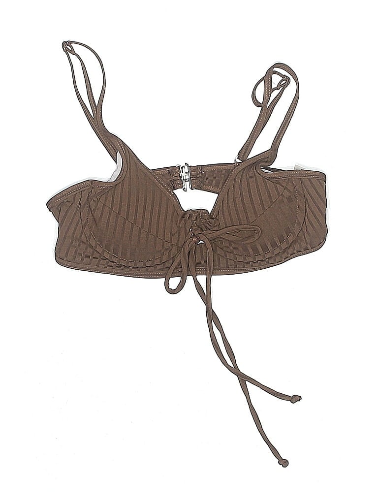 Click to view more detailed imagery on our partner's website Pre-owned Unbranded Swimsuit Top Brown Swimwear