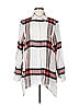 Worth New York Plaid White Long Sleeve Blouse Size M - photo 1