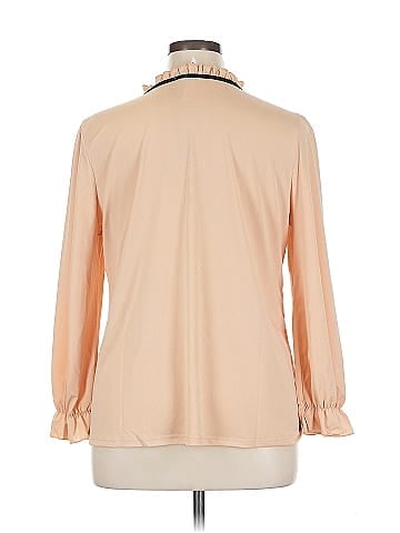 NY Collection Long Sleeve Blouse (view 2)