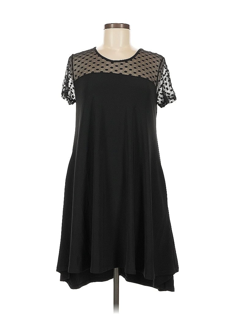 Pre-owned Nina Leonard Casual Dress In Black