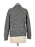 Jennifer Moore 100% Acrylic Tweed Gray Turtleneck Sweater Size M - photo 2