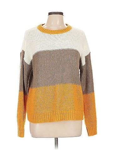 Hem & Thread Pullover Sweater (view 1)