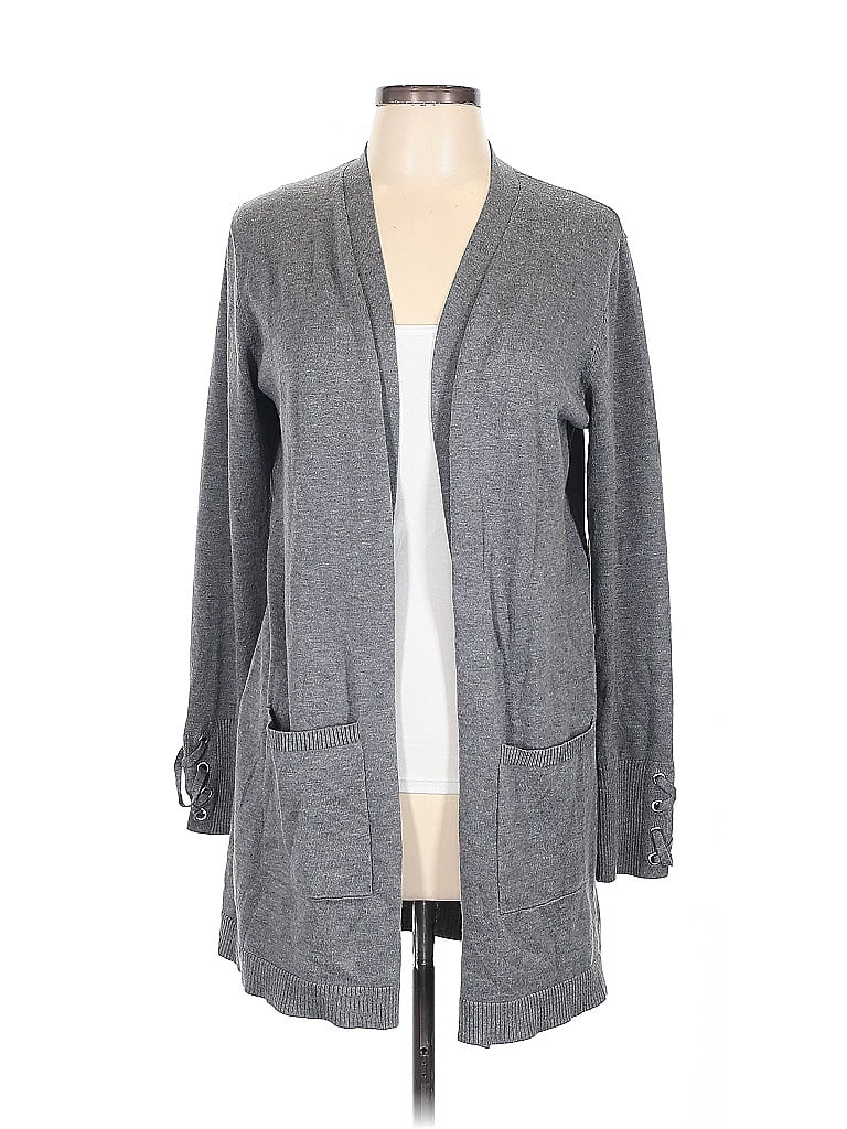 Pre-owned United States Sweaters Cardigan Sweater In Gray