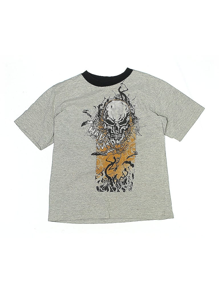Pre-owned Assorted Brands Kids' Short Sleeve T-shirt In Gray