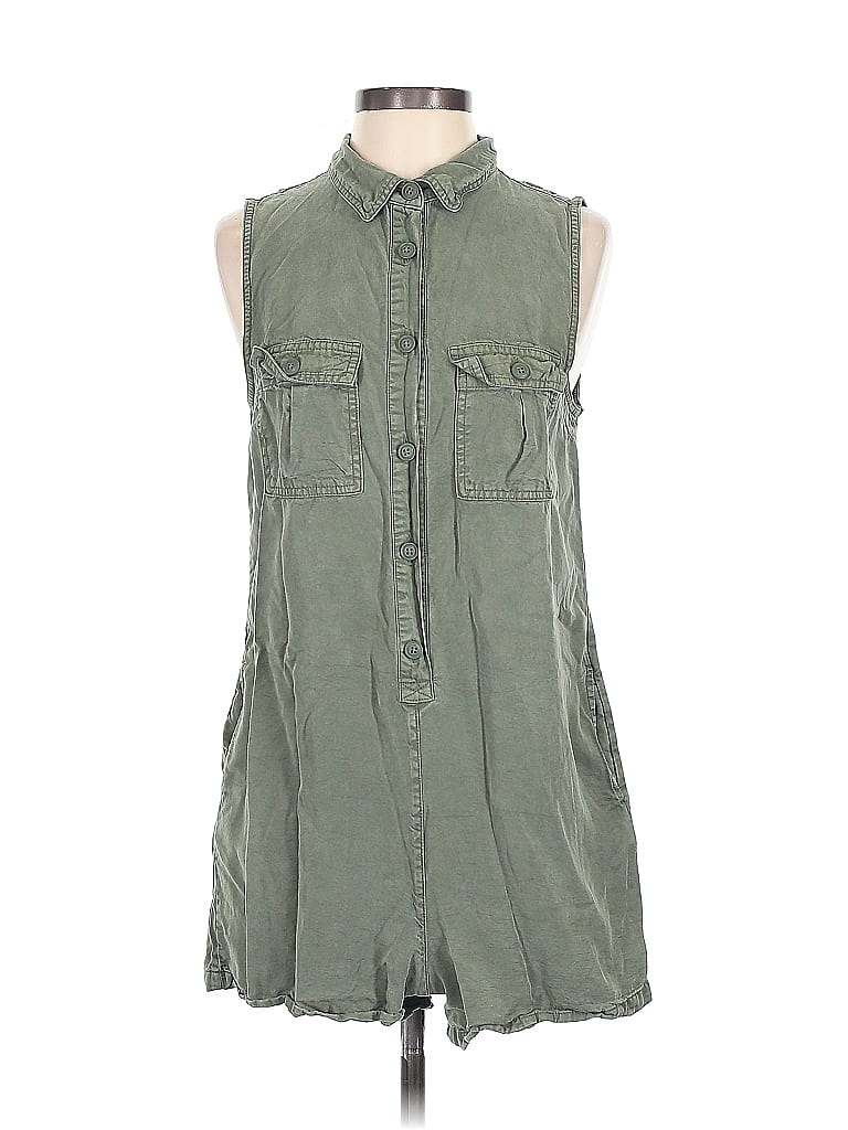 Pre-owned Aerie Romper In Green