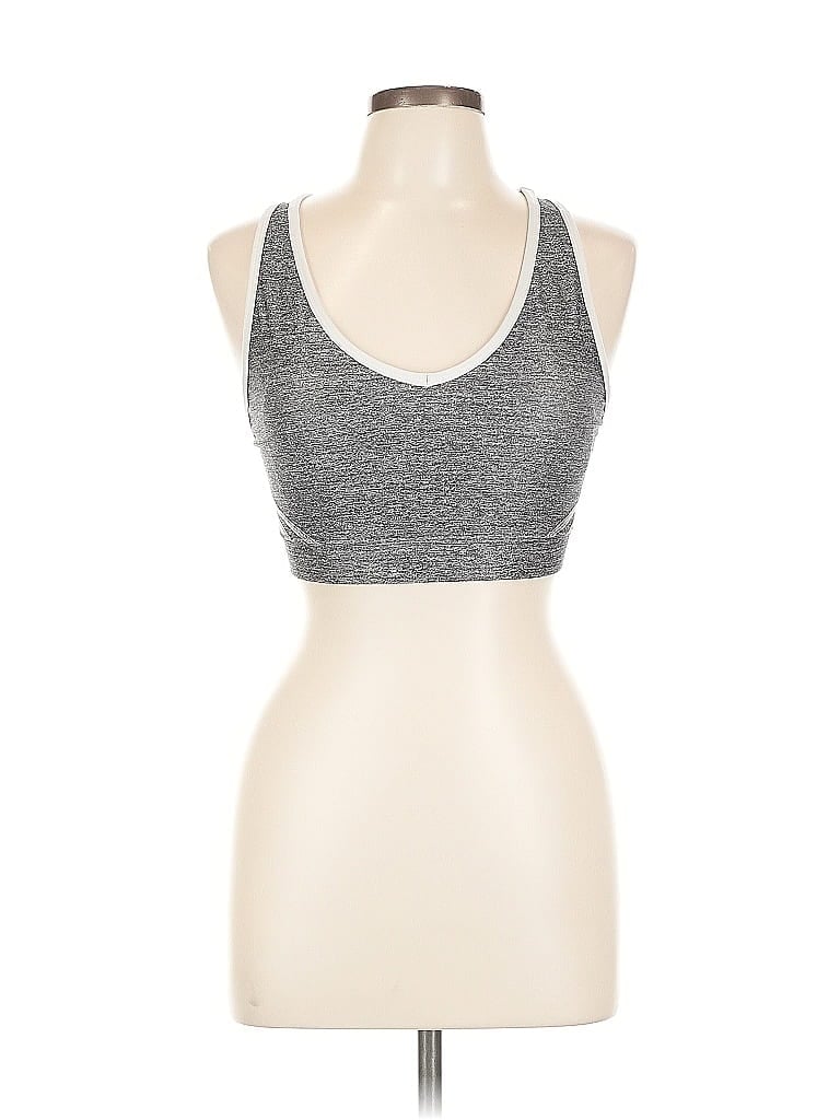 Pre-owned Active By Old Navy Tank Top Silver Halter Neckline Tops