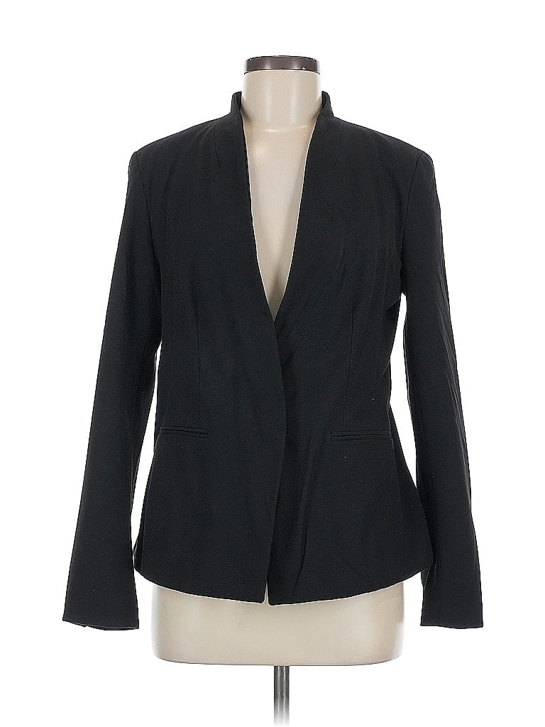 Pre-owned Ann Taylor Blazer Jacket In Black