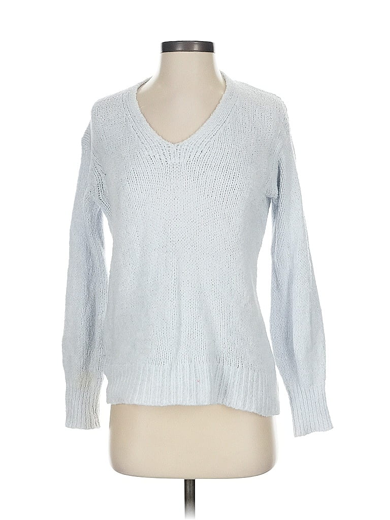 Pre-owned Vince Pullover Sweater In Blue