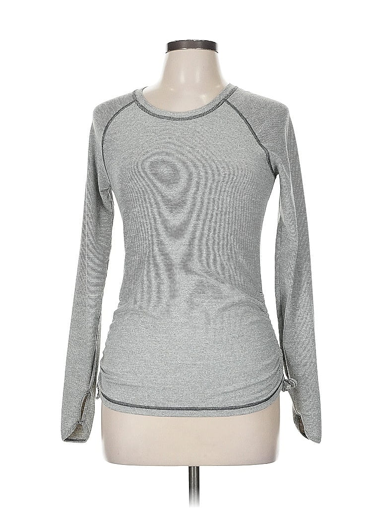 Pre-owned Assorted Brands Long Sleeve T-shirt In Gray