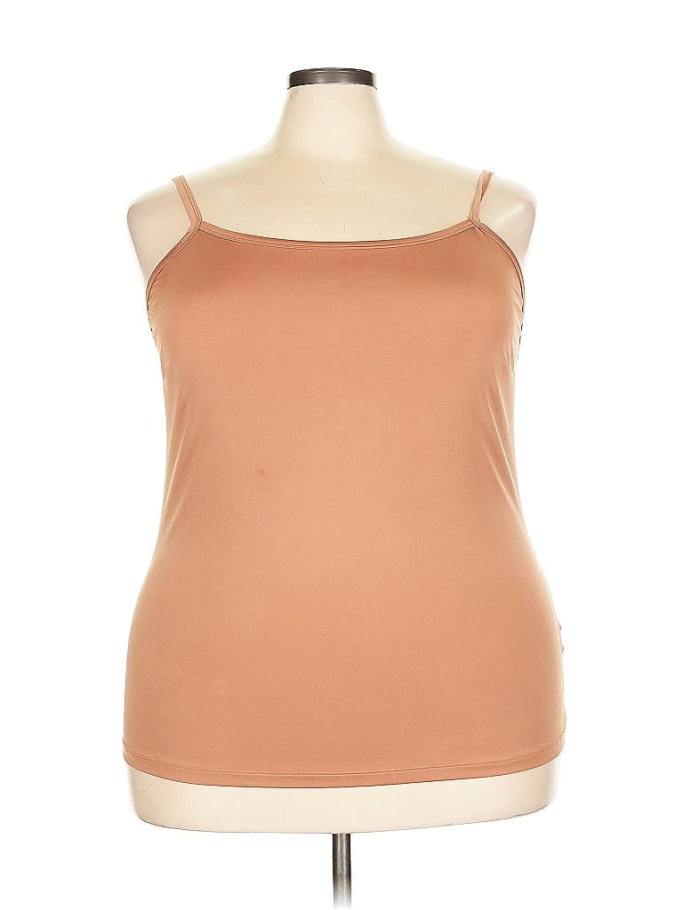 Pre-owned Lularoe Tank Top Brown Strapless Neckline Tops