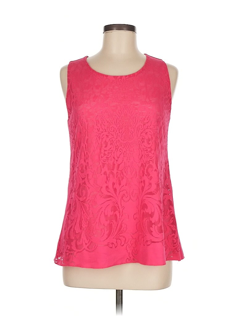 Click to view more detailed imagery on our partner's website Pre-owned Jennie & Marlis Sleeveless Blouse In Pink