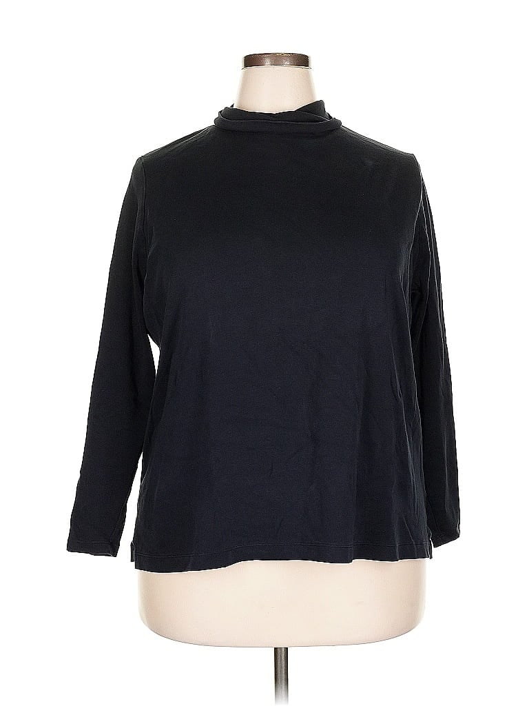 Click to view more detailed imagery on our partner's website Pre-owned Lands' End Turtleneck Sweater In Black