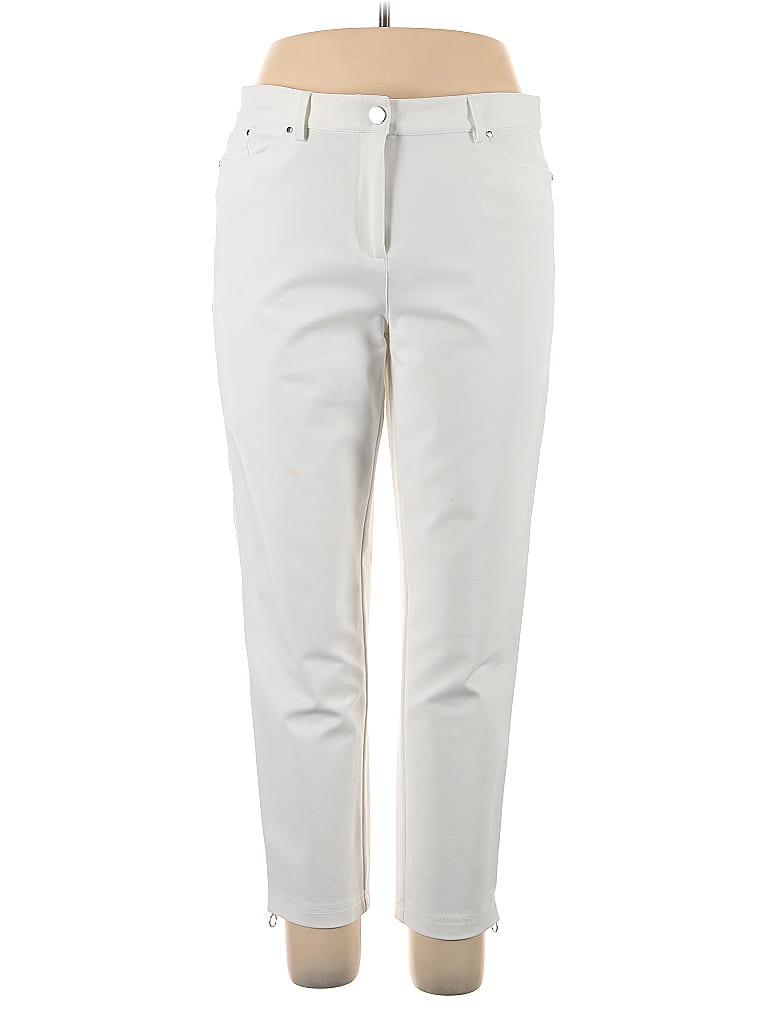 Pre-owned Worth New York Casual Pants In White