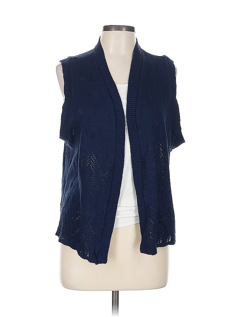 Pre-owned Blair Sweater Vest In Blue