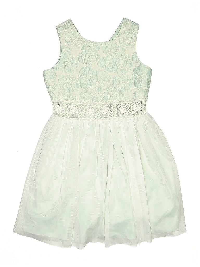 Click to view more detailed imagery on our partner's website Pre-owned Lavender Kids' Dress In Green