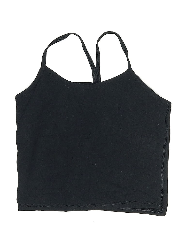 Pre-owned Unbranded Kids' Tank Top Black Halter Neckline Tops