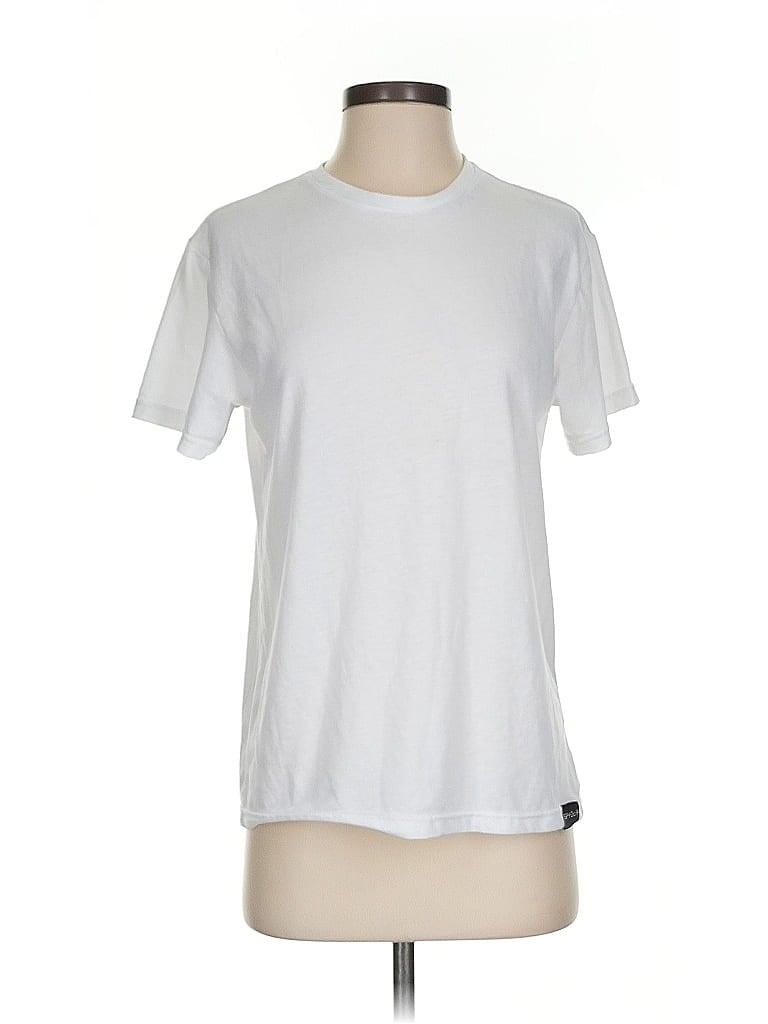 Pre-owned Spyder Short Sleeve T-shirt In White