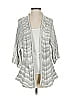 Calypso St. Barth 100% Cotton Silver Cardigan Size XS - photo 1