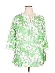 Alfred Dunner 3/4 Sleeve Blouse