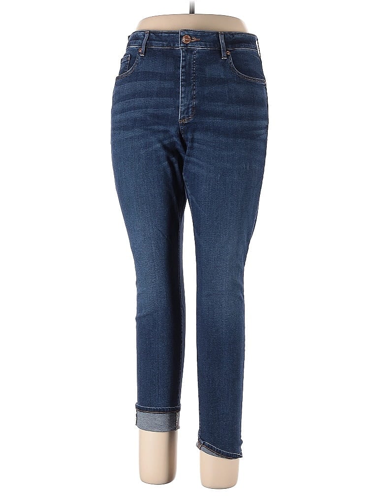 Pre-owned Ann Taylor Loft Jeans In Blue