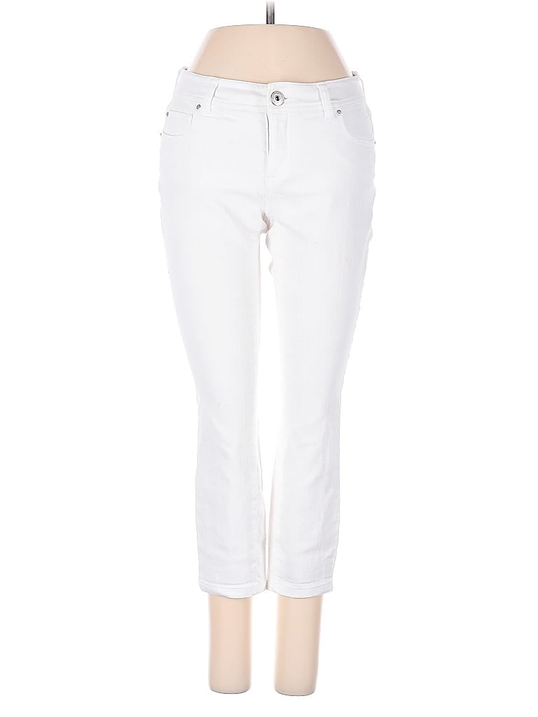 Pre-owned Inc International Concepts Casual Pants In White