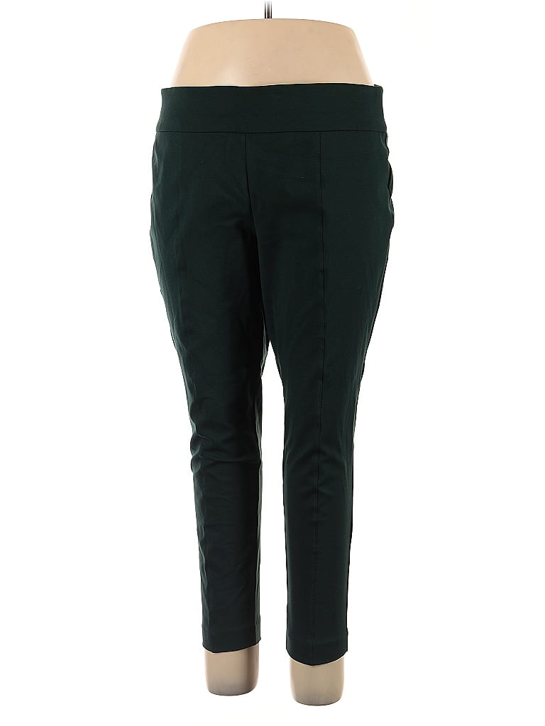 Pre-owned Anne Klein Active Pants In Green