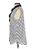 Ann Taylor 100% Polyester Stripes Ivory Sleeveless Blouse Size S - photo 5