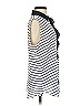 Ann Taylor 100% Polyester Stripes Ivory Sleeveless Blouse Size S - photo 4