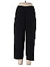 Real Clothes Solid Black Casual Pants Size L (petite) - photo 1
