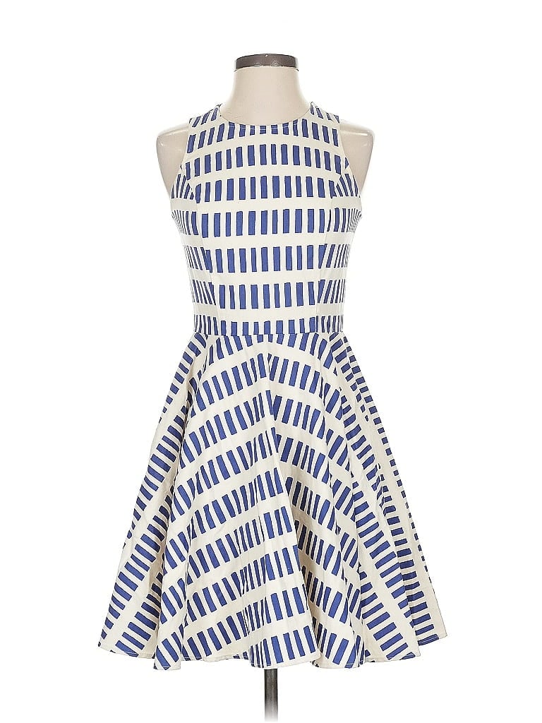 Pre-owned Assorted Brands Cocktail Dress In White