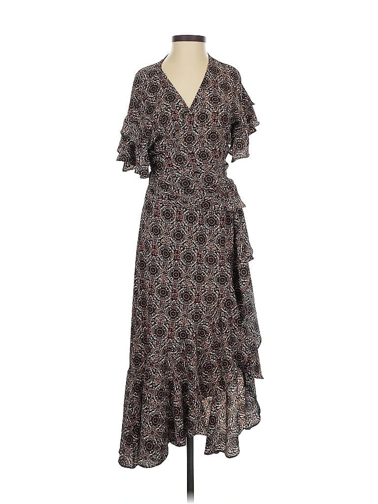 Pre-owned Max Studio Kimono In Brown