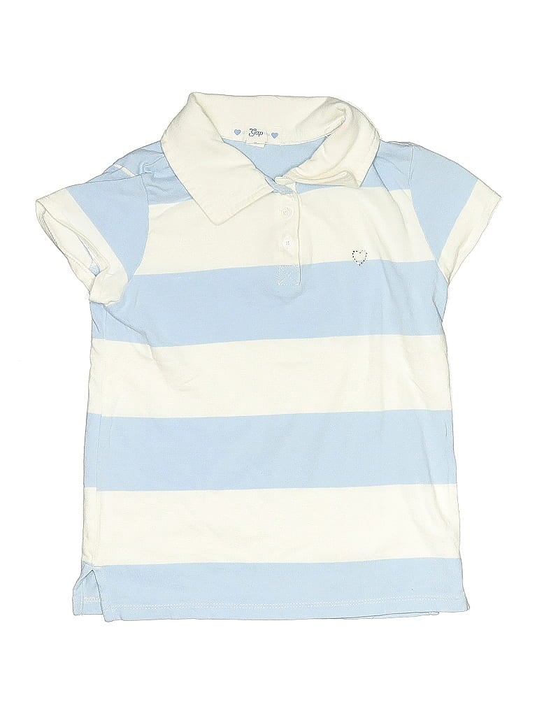 Click to view more detailed imagery on our partner's website Pre-owned Gap Kids' Short Sleeve Polo Shirt In Blue
