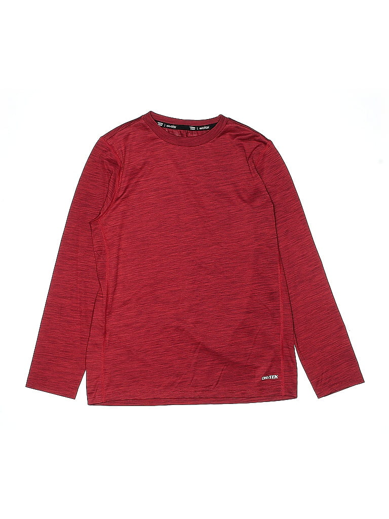 Pre-owned Tek Gear Kids' Long Sleeve T-shirt In Red