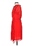 ML Monique Lhuillier 100% Polyester Red Cocktail Dress Size 4 - photo 4