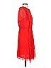 ML Monique Lhuillier 100% Polyester Red Cocktail Dress Size 4 - photo 3