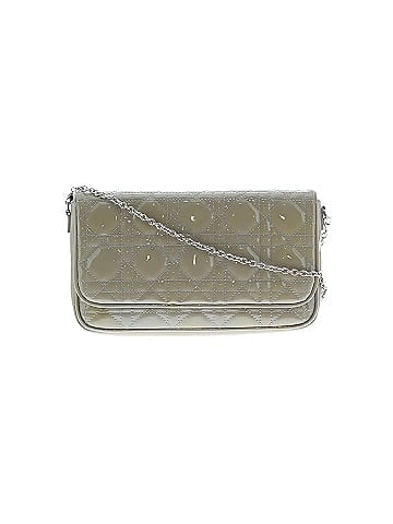 Christian Dior Vintage Patent Leather Cannage Rendezvous Chain Wallet  (view 1)