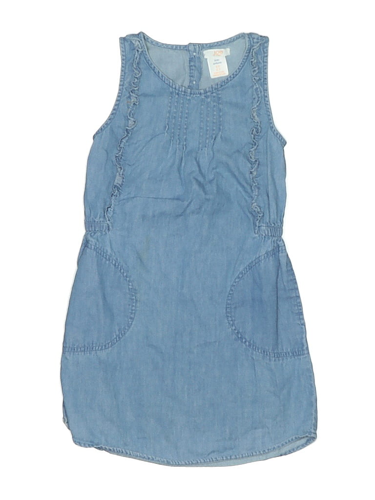 Pre-owned Joe Fresh Kids' Dress In Blue