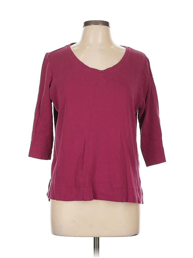 Pre-owned Isaac Mizrahi Live Cardigan Sweater In Burgundy