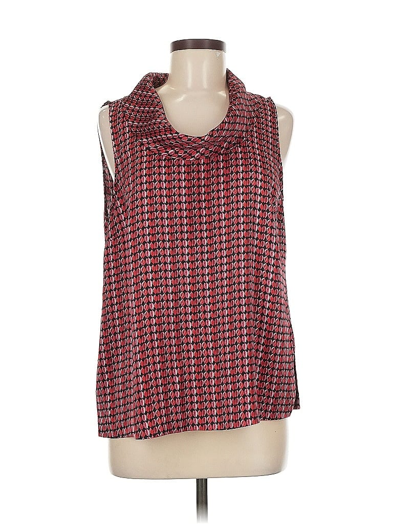 Pre-owned Vince Camuto Tank Top Red Cowl Neck Tops