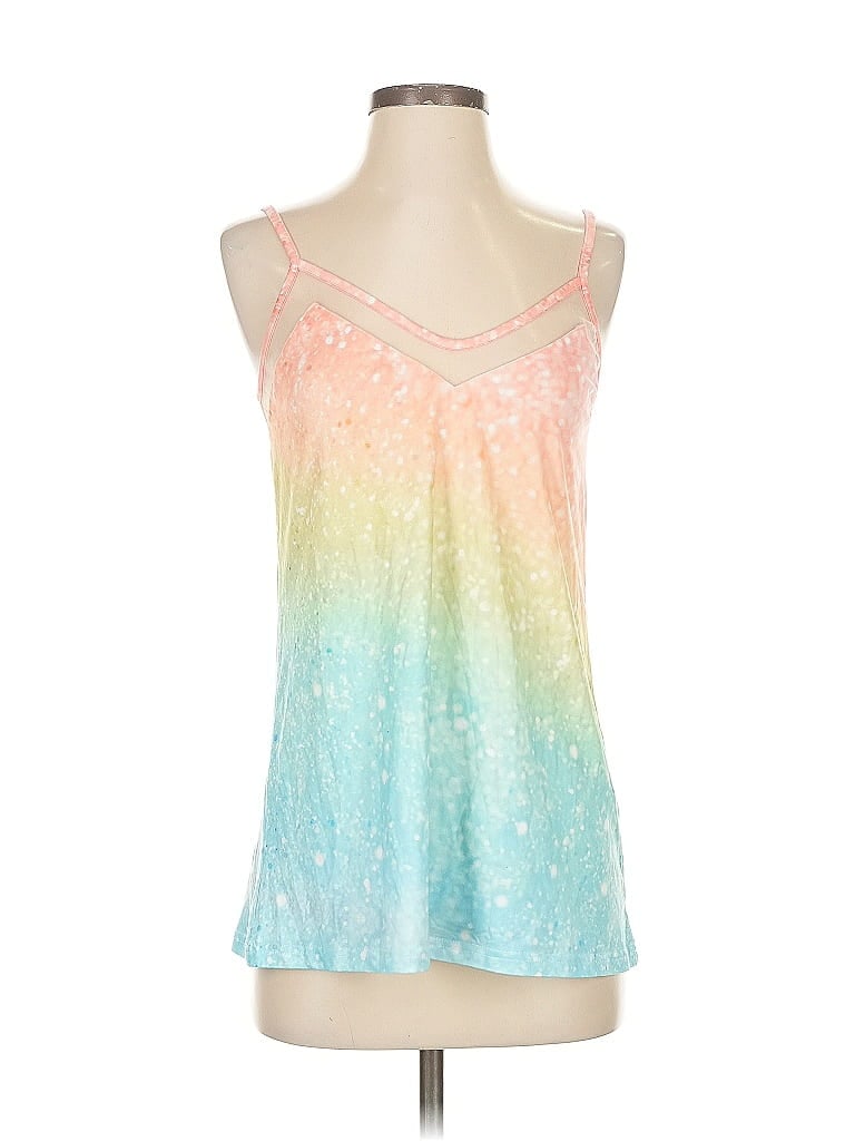 Pre-owned Chicme Tank Top Blue Halter Neckline Tops