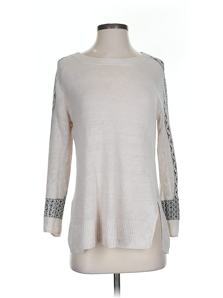 Pre-owned Madewell Pullover Sweater In White