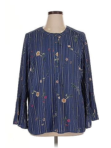 Liz Claiborne Career Long Sleeve Blouse (view 1)